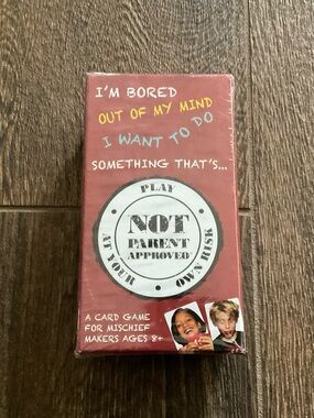 Not Parent Approved Card Game - Red